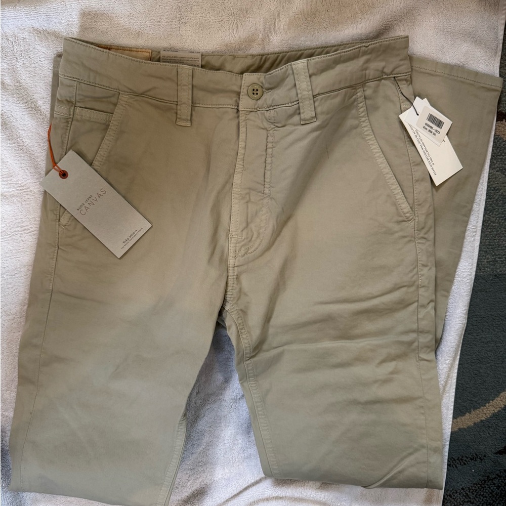Nudie Jeans Men's Khaki Chinos